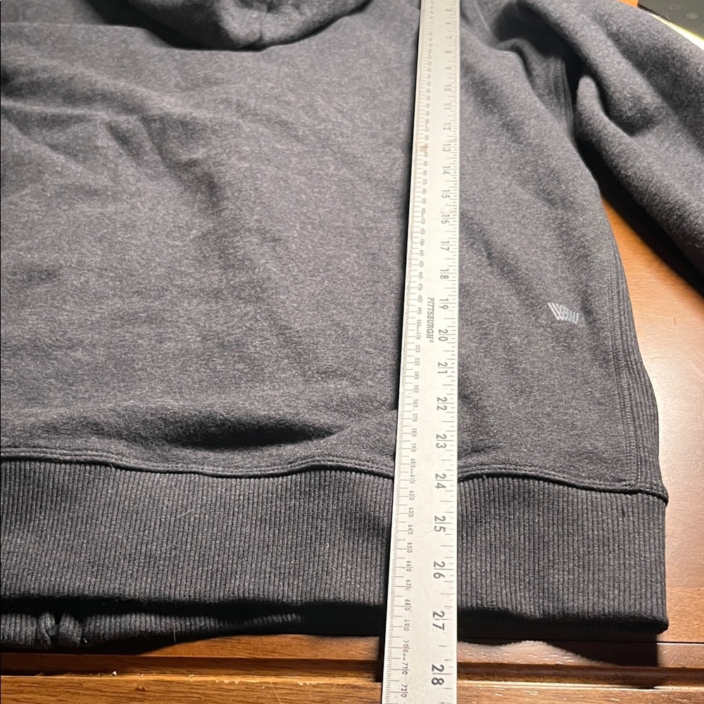 Mack Weldon Dark Gray Hooded Jacket Full Zip - Picture 9 of 9
